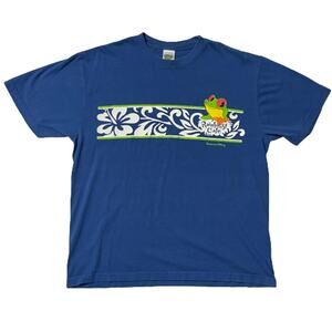 DISNEY RAINFOREST CAFE SOUVENIR T-SHIRT BLUE Men's Sz L